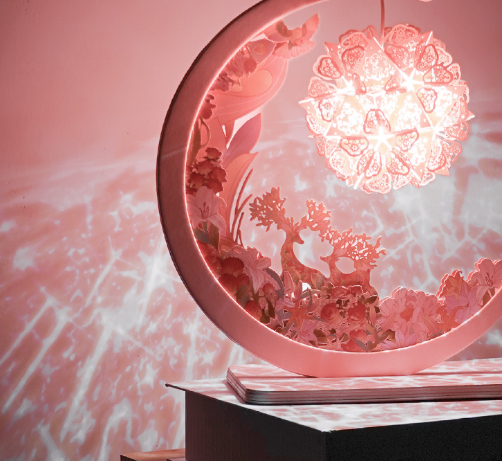 DIY Paper Carving Lamp Inspired by the Deer King – Blooming Deer