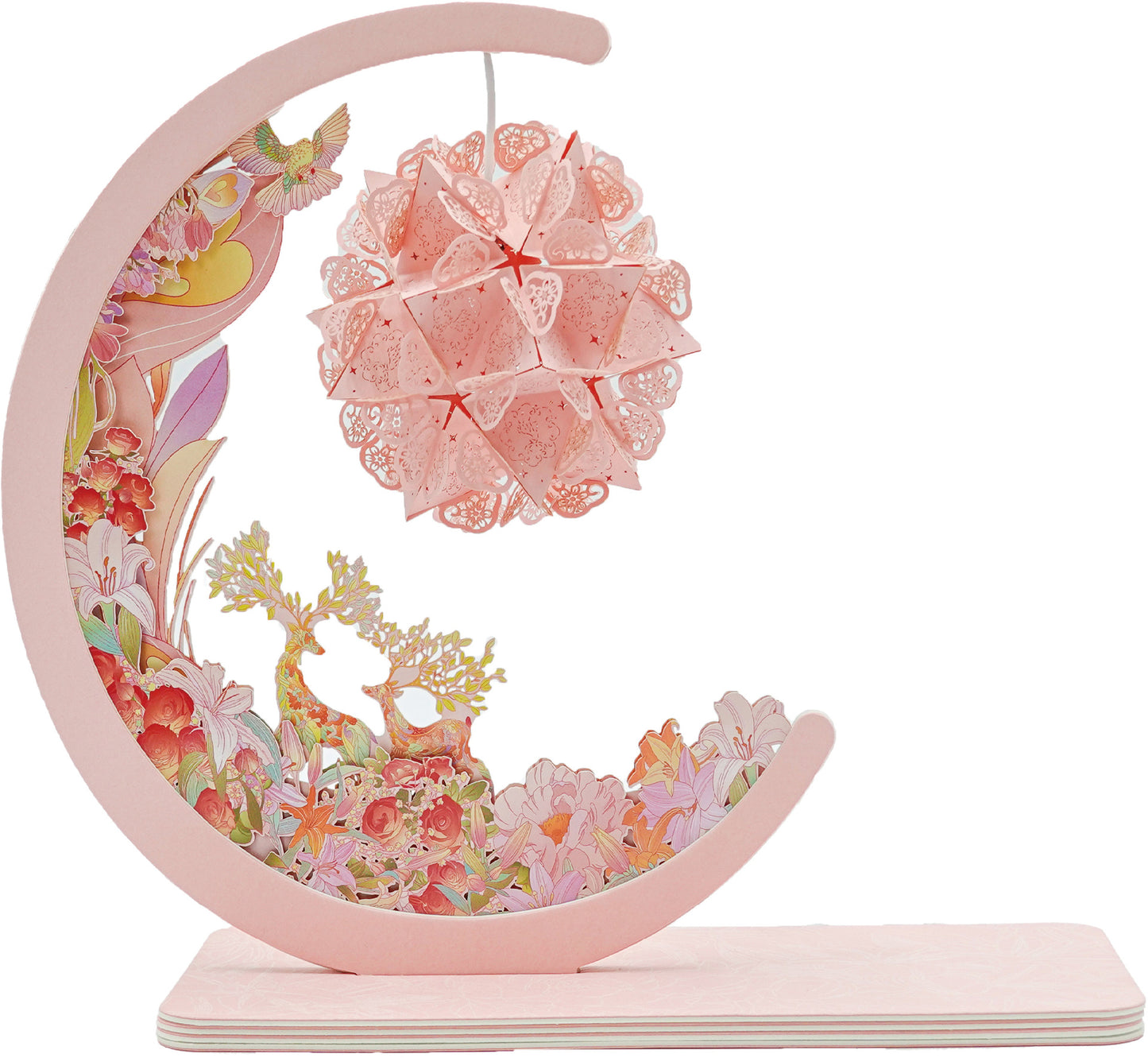 DIY Paper Carving Lamp Inspired by the Deer King – Blooming Deer