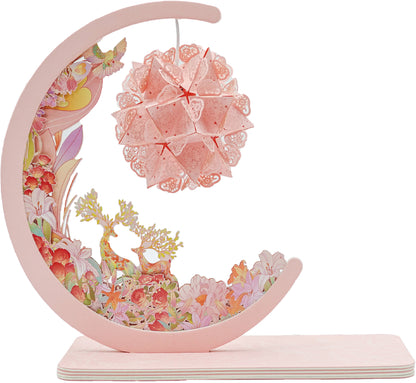 DIY Paper Carving Lamp Inspired by the Deer King – Blooming Deer